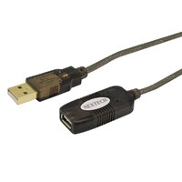 Nextech 20m USB 2.0 Type-A Plug Standard Extension Cable Black