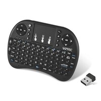 Mini Wireless Keyboard with Touchpad Mouse Low Battery Power LED Indicator