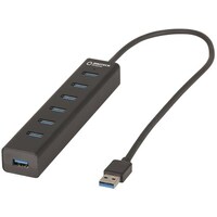 Digitech USB 3.0 7 Port Slimline Hub Power 5VDC Current 4A