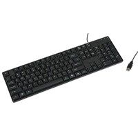 Nextech Black QWERTY USB Keyboard Compatible with Windows and Mac