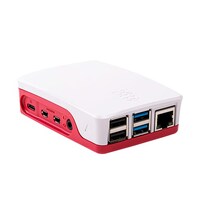 Official Raspberry Pi 4B Case Red and White