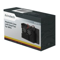 Duinotech Heatsink Case with Dual Fan for RPi4