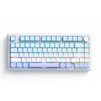 SOLAKAKA A75 75% Gasket Mechanical Keyboard Tri-Mode Hot-Swap Knob