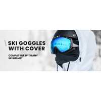 OutdoorMaster Ski Goggles with Cover Snowboard Snow Goggles OTG Anti-Fog -100% UV Protection-OM-18