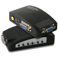 Wiretek XGA02-1 Composite AV CVBS to VGA High Resolution Converter 1080p