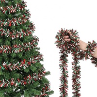 Jingle Jollys 20M Christmas Tinsel Garland Mixed Colors Xmas Party Decoration