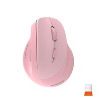 XM5104 Meetion Ergo Wireless Vertical Mouse Right Handed Pink