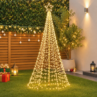 Jingle Jollys Solar Christmas Tree 3.6m 800 LED Net Lights Xmas Trees Decoration