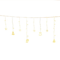 Jingle Jollys 3M Christmas Icicle Lights String Lights 138 LED Warm White