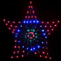 Jingle Jollys Christmas Lights 130cm Snow 130 LED Decorations