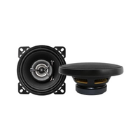 Axis Coaxial Speakers 90W 4inch 2Way Black Polypropylene Steel Mesh Covers