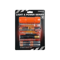 Tomcat 500mW 9LED AAA Torch Alkaline Battery 6 Pcs Pack