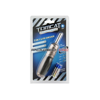 Tomcat Platinum Litedriver 7 In 1 Screwdriver LED Torch Bits Included