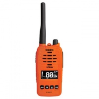 5 Watt Waterproof Smart UHF Handheld Radio with Large OLED Display with Instant Replay Function - Orange