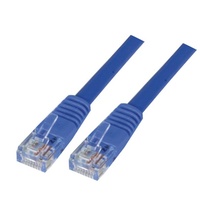 Cat 5E 0.5m Patch Lead Blue 350Mhz stranded cable