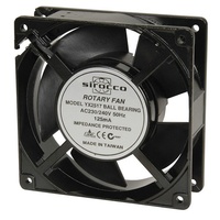 Sirocco 120mm 240VAC Ball Bearing Fan Size 120 x 120 x 38mm 