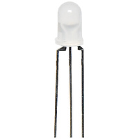 3mm Bi-Color Red-Green LED  3-Pin Common Anode Water Clear Pack of 10