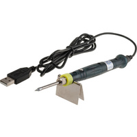 8W 5V LED Indicator Small Tip Momentary Trigger Powers Unit USB Soldering Iron