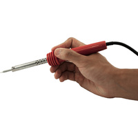 Doss 30W 240V Lightweight Printed Circuits Stainless Steel Barrel Soldering Iron Red