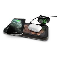 ZENS Liberty 16 coil Dual Wireless Charger - Glass