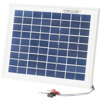 12V 5W Monocrystalline High Quality Solar Panel with Clips 230 x 205 x 18mm