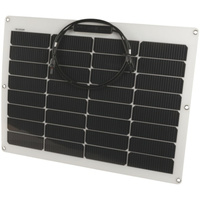Powertech 50W 12V SemiFlexible weightless versatile mono-crystalline solar panel