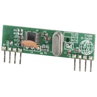 Wireless Modules (Receiver) 433MHz Supply current 10mA max