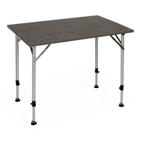 Dometic Zero Concrete Lightweight Aluminum Frame Medium Folding Camping Table