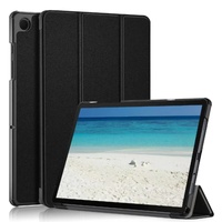 USP Samsung Galaxy Tab A11+ / Tab A9+ (11') Folio Case Black - Slim, PU Leather, Auto Sleep/Wake Function, Drop Protection, 5 Years Warranty