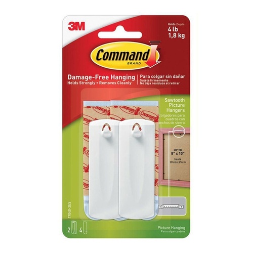 Command 17040 Sawtooth Picture Hanger - Box of 6