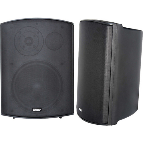 Earthquake 5.25inch 20-125Watts Indoor Outdoor Wall Speakers Pair Black 