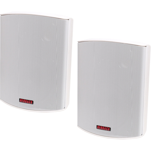 REDBACK 50W-100V 8 Ohm IP54 Rated Wall Mount Speaker Pair 215x202x288 C0922C WHT