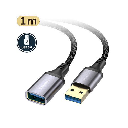 Sansai CAT-3007 Male to Female USB3.0 Extension Cable Durable Design 1.0m