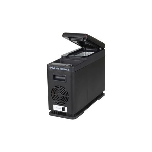 Brass Monkey 8L Brass Monkey Portable Fridge Freezer With QI Wireless Charger BRASSMONKEY