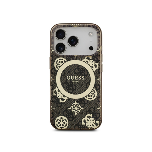 Guess 4G Peony Edition (MS) - iPhone 17 Pro - Brown/Gold