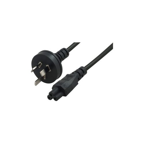 2mtr Power Cable 3PIN AUS(M) - C5(F) - Clover Leaf
