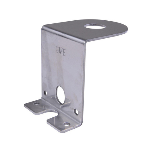 GME MB407SS 1.5mm Stainless Steel Bonnet Boot Gutter Z Shape Antenna Mounting Bracket