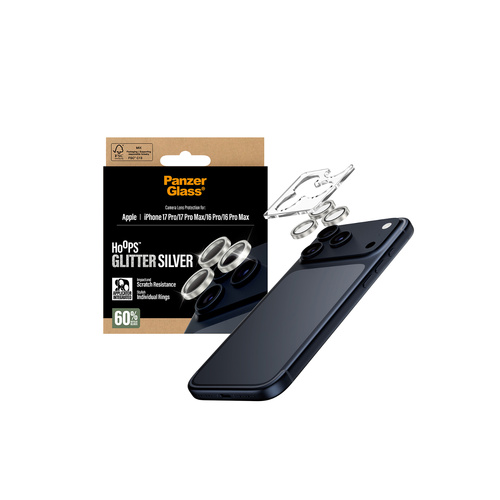 Panzer Hoops LP - iPhone 17 Pro/17 Pro Max - Glitter Slvr