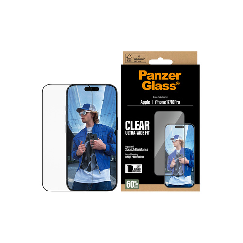 PanzerGlass UltraWide Fit SP - iPhone 17