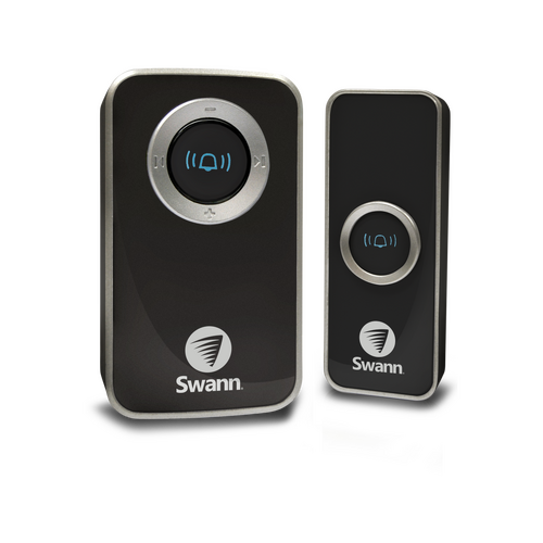 Swann SWHOM-DC820PB Single Wireless Plug-In Doorbell 32 Selectable Chimes Black