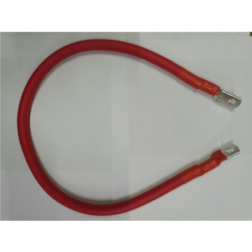 0 Gauge Tinned Battery Power Lead 750mm  Red