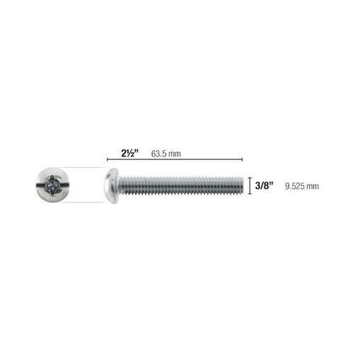 3/8" 2-1/2" Screw For Toggler Anchors