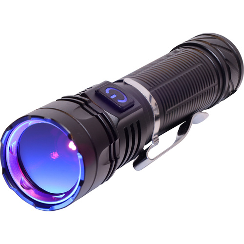 X0216 10W USB Type C Rechargeable IP54 Rated Ultra Violet Aluminium Torch